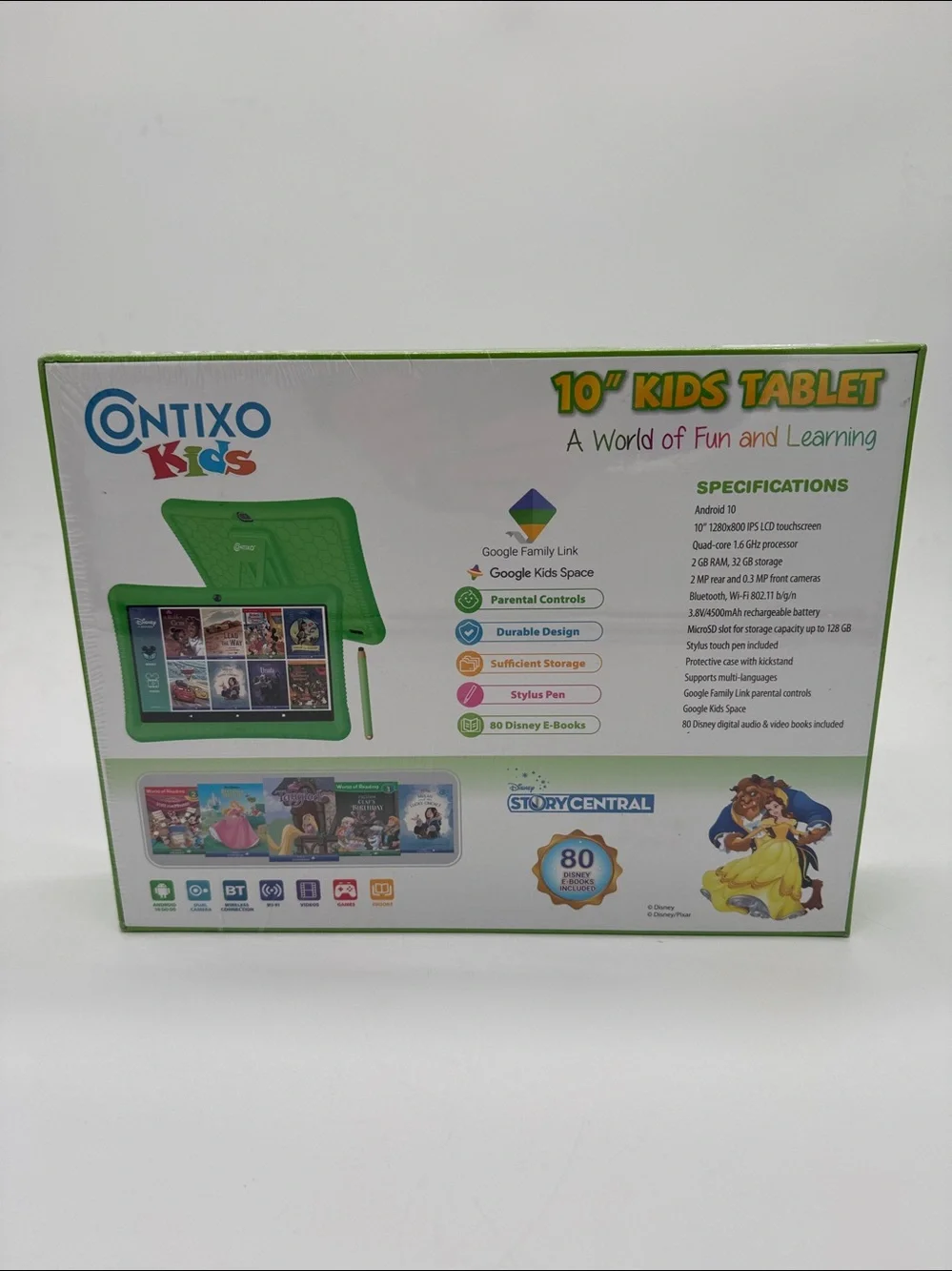 Android Tablet for Kids 3–10, 32GB, Parental Controls, Kid-Proof Case - Blue